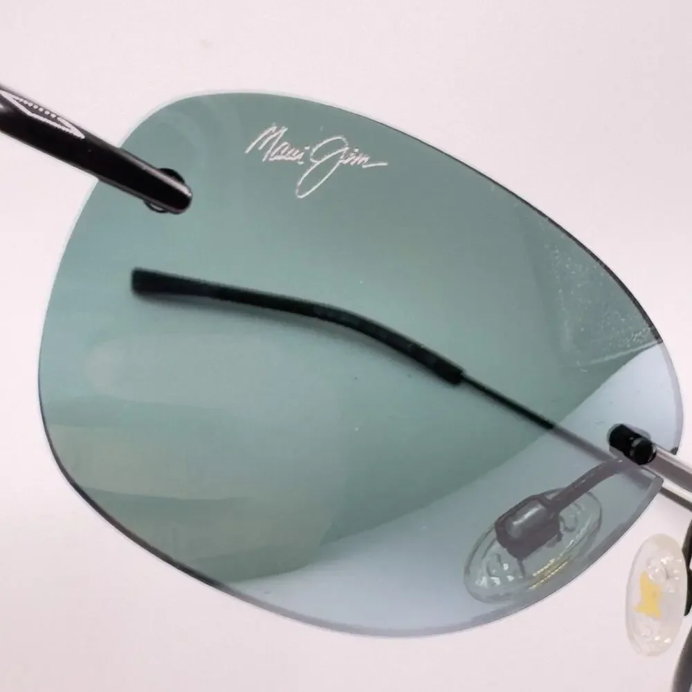 Maui Jim Sunglasses AKI AKI MJ333-02 Glossy Black Polarized Grey Lens 50.5mm NEW
